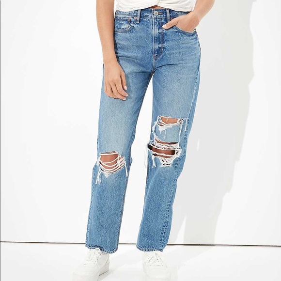 American Eagle Outfitters Denim - American Eagle 90s Boyfriend Distressed Jeans